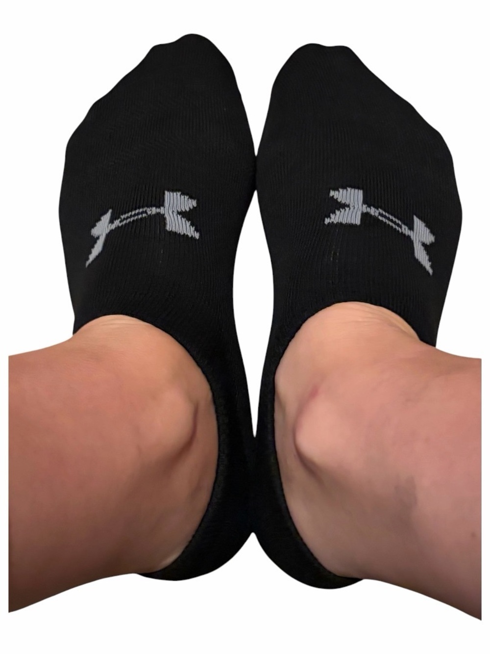 Preloved Under Armour Athletic Socks Black Gym Workout Ankle Socks Everyday Wear